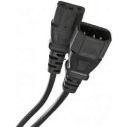 Telecom TE001-CU0.75-3M Кабель UPS - устройство 220V IEC-320-C13/C14 VDE 3G0,75mm2 ,3,0m, медь,Telecom TE001-CU0.75-3M