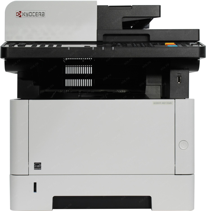 Лазерное МФУ Kyocera Ecosys M2135dn 1102S03NL0 (A4, 512Mb, LCD, 35стр/мин, USB2.0, сетевой, ADF, двуст.печать)