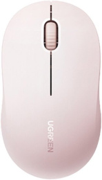Мышка компьютерная беспроводная UGREEN M331 65625 Multi-mode Wireless Mouse BT&GHz. Цвет: розовый