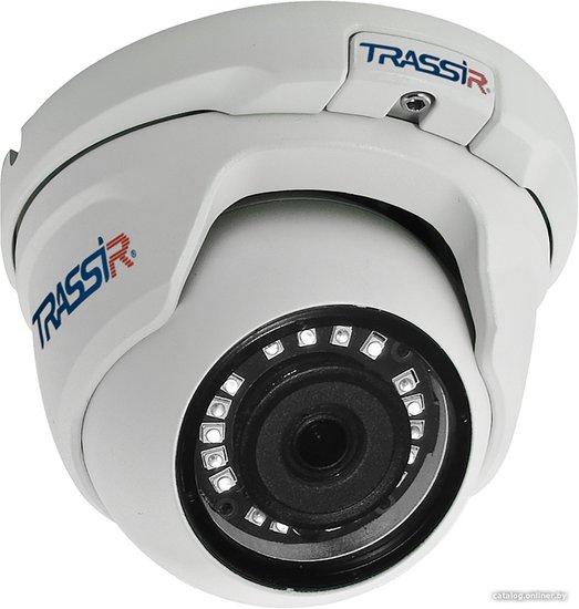 Видеокамера Trassir TR-D2S5 v2 2.8 уличная, 2Мп IP-камера с ИК-подсветкой, матрица 1/2.9" CMOS, разрешение FullHD 1920x1080 @25fps, чувствительность: 0.005Лк F1.8 , режим "день/ночь" механический ИК-фильтр , объектив