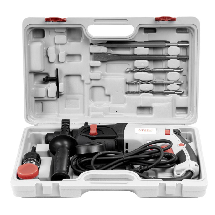 Перфоратор Ставр ПЭГ-780 патрон:SDS-plus уд.:3Дж 780Вт кейс в комплекте