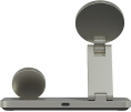 Беспроводное зарядное устройство Magssory WCH017 Yoga Titan WCH017t 3 в 1, для Samsung, с магнитами, с поддержкой Qi2, регулируемый угол наклона, материал корпуса: цинковый сплав