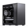 Корпус без блока питания Case JONSBO D41 STD, Midi-Tower, TG, no fan, 1xUSB-A 3.2 + 1xUSB-C 3.2, ATX, mATX Black (D41 STD Black)