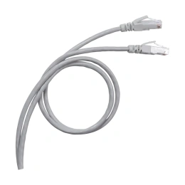 Коммутационный шнур RJ45 Legrand категория 5е F/UTP PVC экранированный1 м серый 051640