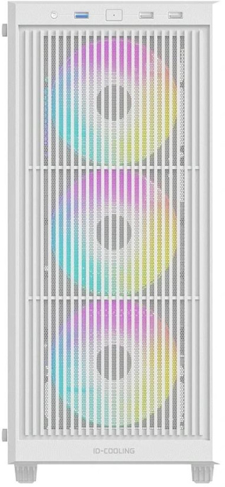 Корпус ID-Cooling Ware 310 белый без БП ATX 6x120mm 2xUSB2.0 1xUSB3.0 audio bott PSU WARE 310 ARGB WH