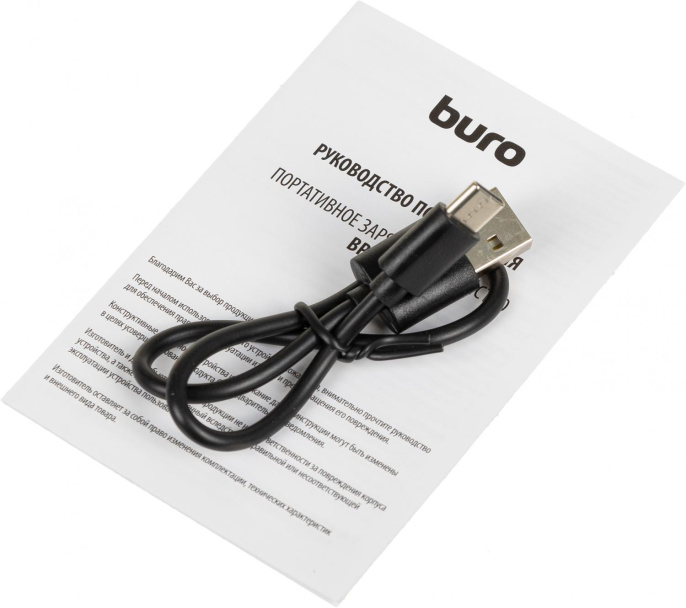 Мобильный аккумулятор Buro BPQ10F 10000mAh QC3.0/PD3.0 18W 3A 2xUSB-A/USB-C беспров.зар. красный BPQ10F18PRD