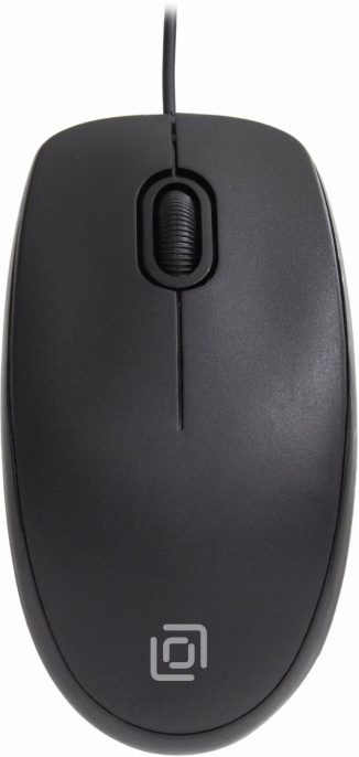 Мышь проводная Oklick 195M for business, оптическая, USB, 1200dpi, черный [m218 black]