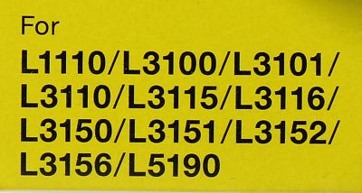 Чернила Epson C13T00V498 Yellow (65мл) для EcoTank L1110/L3100/L3101/L3110/L3115/L3150/L5190