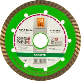Диск алмазный отрезной 1A1R Turbo Granite 810200TGRu (125х2.2х8х22.2 мм) ПАИ 4820235010027