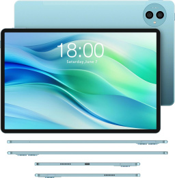 Планшет Teclast P50 T7250 1.8 8C RAM4Gb ROM128Gb 10.92" IPS 1280x800 4G Android 16 голубой 8Mpix 5Mpix BT WiFi microSD 1Tb 7000mAh 12hr (24969996)