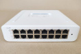 Управляемый коммутатор 2-го уровня Ubiquiti UniFi Switch Lite 16 POE управляемый 2-го уровня, настольный, матрица 16 Гбит/с, 16xGbit, PoE, бюджет 45 Вт (USW-LITE-16-POE)