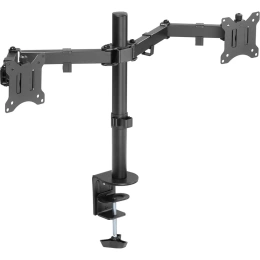 Кронштейн для двух мониторов SONNEN настольный Vesa 75x75, 100x100, 17-32, до 16 кг, Static 455943