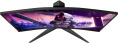 23.6" Монитор AOC Gaming C24G2AE, 1920x1080, VA, 165Гц, 2хHDMI, 1хDP, изогнутый, черный/красный и черный [c24g2ae-bk]