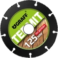 Диск отрезной по дереву Termit (125 мм) для УШМ GRAFF termit125