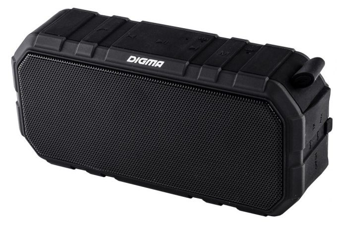 Колонка портативная Digma S-40, 10Вт, черный [sp4010b]
