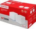 Бесшовный Mesh роутер Mercusys Halo H32G HALO H32G 2-PACK AC1200 100/1000/10000BASE-T белый упак.:2шт HALO H32G 2-PACK