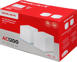 Бесшовный Mesh роутер Mercusys Halo H32G HALO H32G 2-PACK AC1200 100/1000/10000BASE-T белый упак.:2шт HALO H32G 2-PACK