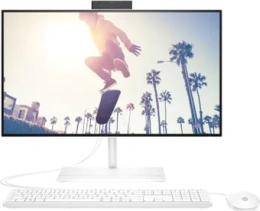 Моноблок HP AIO 24/ i3-1215U/ 23.8" FHD VA AG/ Iris Xe/4GB/ 256GB/ DOS/ noODD/ USB kbd+mouse/ kbd_ENG/ Starry white