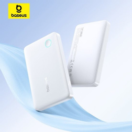 Внешний аккумулятор Baseus P1008210C213-00 EnerFill FP11 10000mAh 15W Moon White (Includes Simple Type-C to Type-C Cable 20V/3A 30cm) PPAP-1015-2