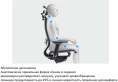 Кресло руководителя МЕТТА Yoga 4DF B2-5D - YM93, сетка, до 150кг, синхромеханизм, регулируемые 5D подлокотники,  черный/черный