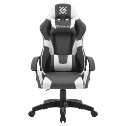 Игровое кресло Ibis Серый/Белый,класс 2,ткань DEFENDER 64043