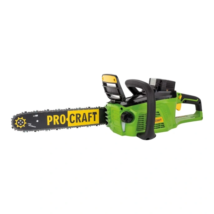 Пила цепная аккумуляторная PROCRAFT 40В 14'' (35 см) (АКБ 4Ач+ЗУ+Шина+Цепь) PKA-40Li