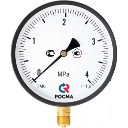 Общетехнический манометр РОСМА ТМ-610Р.00 (0-10МПа) ДК150 М20х1.5, класс точности 1.5 D070-06264
