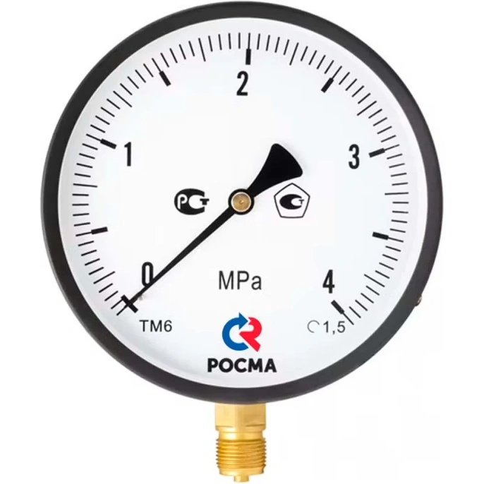 Общетехнический манометр РОСМА ТМ-610Р.00 (0-10МПа) ДК150 М20х1.5, класс точности 1.5 D070-06264
