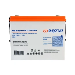 АКБ GPL 12- 75 Grid Энергия Е0201-0125