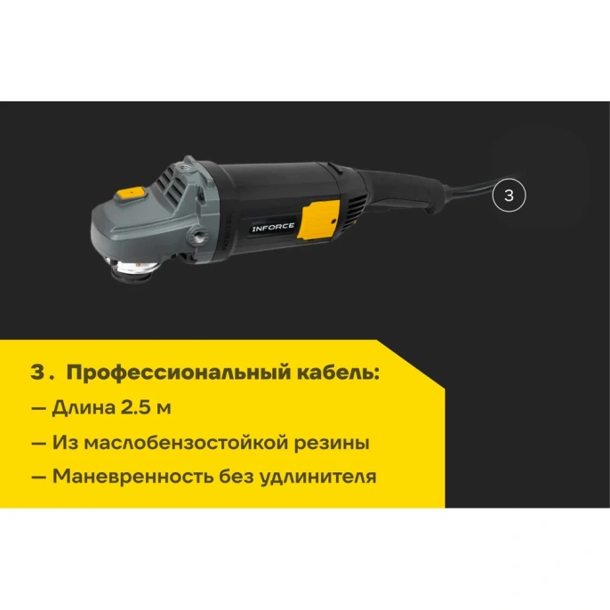 Угловая шлифмашина Inforce AG9020
