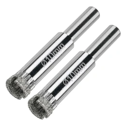 Коронка алмазная по керамограниту и керамике 10 мм / 2 шт. Diamond Industrial DIDCSC010