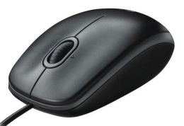 Мышь Logitech B100 Optical Mouse, USB, 1000dpi, Black, CN, [910-006605/910-003357]