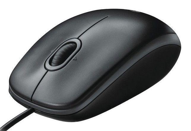 Мышь Logitech B100 Optical Mouse, USB, 1000dpi, Black, CN, [910-006605/910-003357]