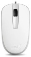 Genius Мышь DX-120 White { оптическая, 1000 dpi, 3 кнопки+колесо прокрутки, провод 1,5 м, USB} [31010105102/31010010401]