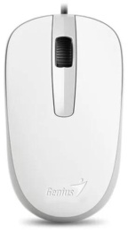 Genius Мышь DX-120 White { оптическая, 1000 dpi, 3 кнопки+колесо прокрутки, провод 1,5 м, USB} [31010105102/31010010401]