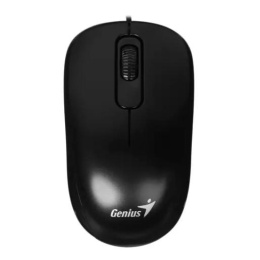 Мышь проводная Genius DX-110, оптическая, USB, 1000dpi, черный [31010009400]