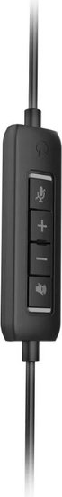 Наушники с микрофоном Acer OHW309 черный 2.8м накладные USB оголовье ZL.HDSEE.004