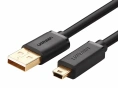Кабель UGREEN US132-30472 USB 2.0 to Mini USB 5 Pin 2m Black
