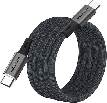 Кабель Magssory CBL001 USB-C 60W 1.2м Серый CBL001g
