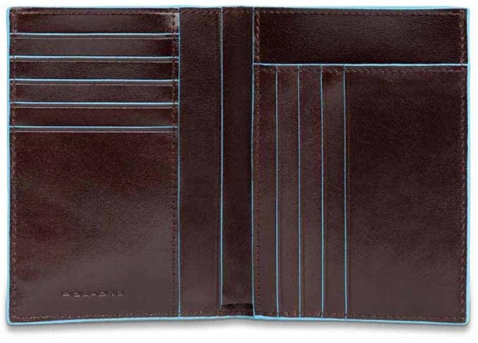 Кошелек мужской Piquadro Blue Square, кожа натуральная, красное дерево [pu1393b2r/mo]