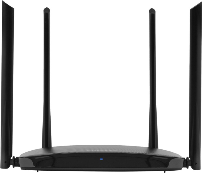 Wi-Fi роутер Digma DWR-AC1202,  Wi-Fi 5,  AC1200,  2.4/5ГГц, 3 LAN,  черный