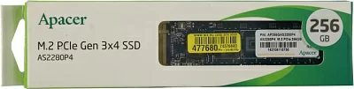 Накопитель SSD 256 Gb M.2 2280 M Apacer AS2280P4 AP256GAS2280P4-1