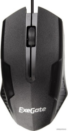 Мышь ExeGate Professional Standard SH-9025L (USB, оптическая, 1000dpi, 3D, 3 кнопки и колесо прокрутки, длина кабеля 2м, черная, Color Box) EX264097RUS
