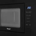 Встраиваемая микроволновая печь WEISSGAUFF HMT-206 Compact, 20л, 700Вт, черный [432897]