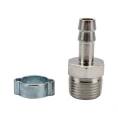 Переходник 3/8"М - елочка (8 мм; обжимное кольцо 11x13 мм) FUBAG 180262
