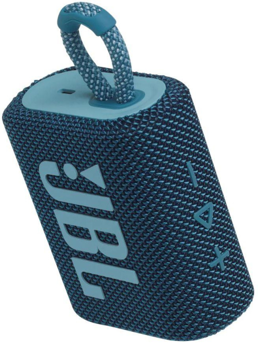 Колонка портативная JBL GO 3, 4.2Вт, синий [jblgo3blu]