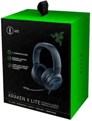 Гарнитура Razer Kraken X Lite- Analog Gaming Headset - Russian Packaging