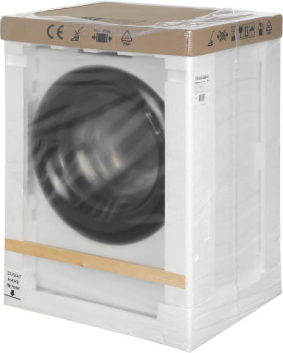 Стиральная машина HAIER HW60-BP10919B, с фронтальной загрузкой, 6кг, 1000об/мин, с паром, инверторная