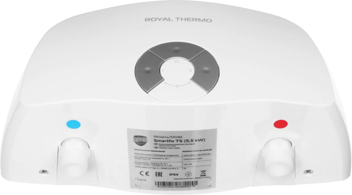 Водонагреватель Royal Thermo Smartfix TS 5.5кВт электрический настенный/белый