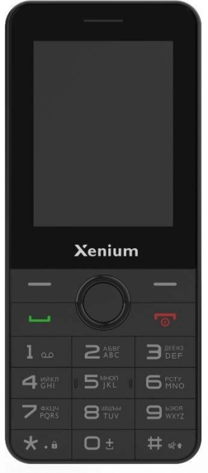 Мобильный телефон Xenium 240 X черный моноблок 2Sim 2.4" 240x320 Nucleus 0.3Mpix GSM900/1800 MP3 FM microSD max32Gb